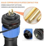 5/10/100 Sets Sp13 Sp17 /SP16 Sp20/sp21 Ip68 Waterproof Aviation Plug Socket Male Female Connector Panel Mounted 2/3/4/5/6/7 Pin - Image 4
