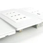 118x75mm Italy&Chile USB TypeC Fast Charging Wall Socket Schuko Wifi Smart Switch Sat TV Tel,White Tempered Glass Panel for Home - Image 4