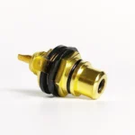 10/20/40PCS Gold-Plated RCA Jack Connectors, Zinc Alloy Single AV Coaxial Socket for Audio Video Panel Mount Applications - Image 3
