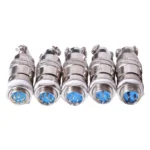 10SETS XS8 XS10 XS12 Aviation Connector Push-Pull Self-Locking Plug & Socket 2/3/4/5/6/7 Pin Gold-Plated Terminal Adapter Set - Image 3