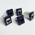 D-Type Panel Mount RJ45 Socket – CAT5e / CAT6 Ethernet Network Connector for Industrial Enclosure, Server Rack & Wall Box Wiring - Image 6