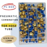 Boxed PC Series 4mm 6mm 8mm 10mm 12mm Air Joint Connectors Hose Tube Pneumatic Fittings 1/4 1/8 Push in Quick Release Couplings