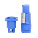NAC3FCA NAC3FCB 3Pin Power Connector LED Speakon Male Plug Blue (Input)+White (Output) Plug+Female Socket 20A 250VAC - Image 6