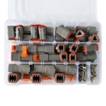 DT Series Deutsch Waterproof Connector Kit Repair Tool Portable Box Suit DT06-2/3/4/6/8/12S DT04-2/3/4/6/8/12P Terminal & Pliers - Image 2