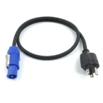3x1.5mm² US Plug Power Extension Cord  for Stage Light LED Beam Par Can Moving Head - Image 4