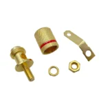 40Pcs Gold Plated Amplifier Speaker Terminal Binding Post Banana Plug Socket Connector Suitable for 4mm Banana Plugs - Image 6