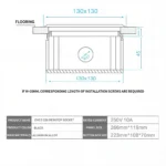 Pop-Up Power Socket for Conference Desks: With PD 30W USB/HDMI/PC/EU/UN/US/type-c Moudle, Recessed Grommet，Aluminum Alloy shell - Image 3