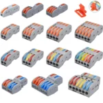 10/30/50 Quick Electrical Connectors Universal Compact Push-in Conductor SPL Splitter Wiring Cable Connector Butt Terminal Block - Image 2