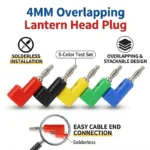 40pcs/4mm  L shape Banana Jack Plug Socket - Adaptor Electrical Connecting bending  for Binding Post Test Terminal Connector