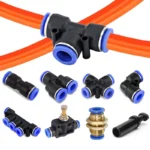 5PCS Pneumatic Fitting Pipe Air Connector Tube Quick Release Fitting Push In Hose Plastic 4/6/8/10/12mm Air Hose Connectors - Image 3