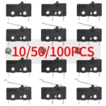 10/50/100PCS Micro Limit Switch with SPDT Snap Action - Safe, Eco-Friendly for Home Appliance On/Off Control - Image 2