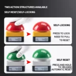 Pedal Switch IP67 Watproof Responder Switch AC/DC Emergency Stop Button Handle Foot Push Self Reset Locked NO/NC Start Contactor - Image 2