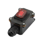Outdoor On/Off Waterproof IP67 Junction Box Inline Power Cord 110V-220V 12V-24V Marine Rocker Switch 20A High Current Connetor - Image 3