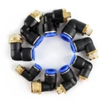 20/50/100PCS Pneumatic Air Connector PL 4mm 6 8 10 12mm Thread 1/8 1/4" 3/8" 1/2" Trachea Elbow Air Fittings Hose Quick Conector - Image 4