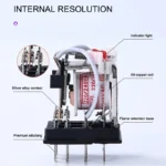 10 PCS For Wholesale Miniature Control Relays Small Intermediate Relay AC 12V DC C24 AC220 HH52P HH53P HH54P HH62P HH63P HH64P - Image 3