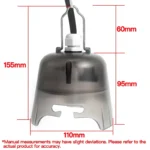 Outdoor Waterproof Electrical Socket Box, Weatherproof Power Outlet with Protective Cover for Garden Patio Wall Installation - Image 3
