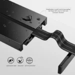 Wall power rail socket, kitchen aluminum expansion socket 40cm 50cm, built-in socket on countertop - Image 4