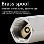 Pneumatic Check Valve 6mm 8mm 10mm 1/4 OD Hose One Way Valve Air Gas Single Way Brass Valve Air Compressor Pipe Fitting Adapter - Image 4